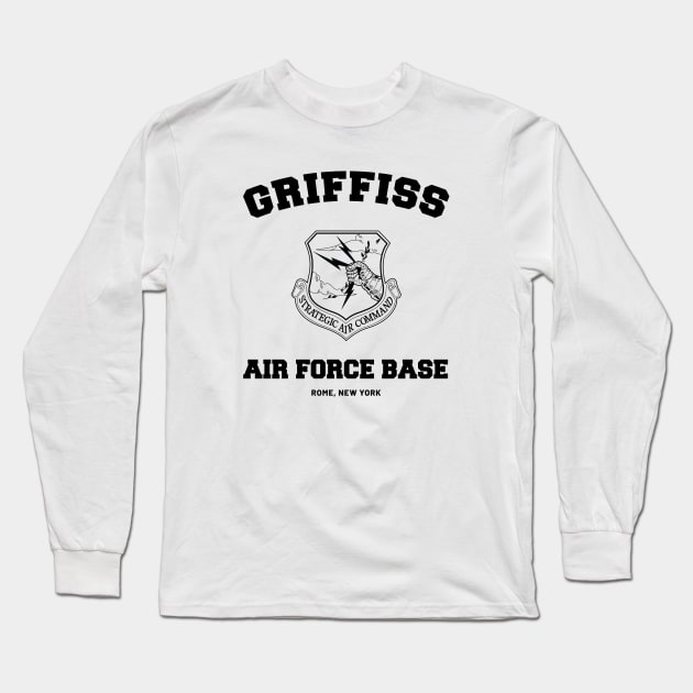 Griffiss Air Force Base Long Sleeve T-Shirt by AvGeekStuff